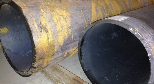 Special, thick walled steel pipes